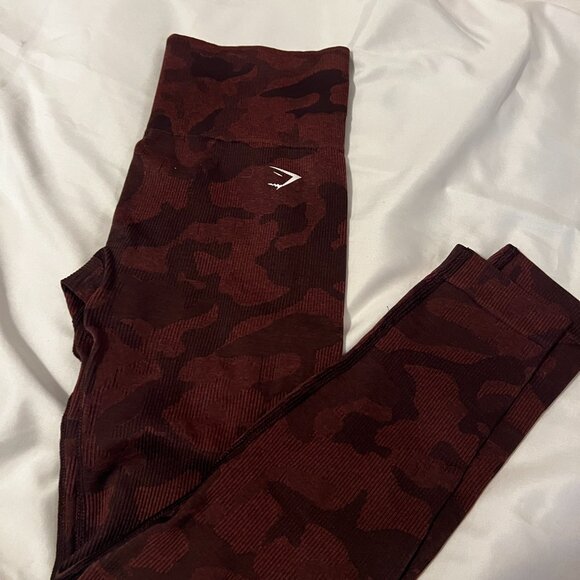 Gymshark Adapt Camo Seamless Ribbed Leggings - Picture 4 of 6
